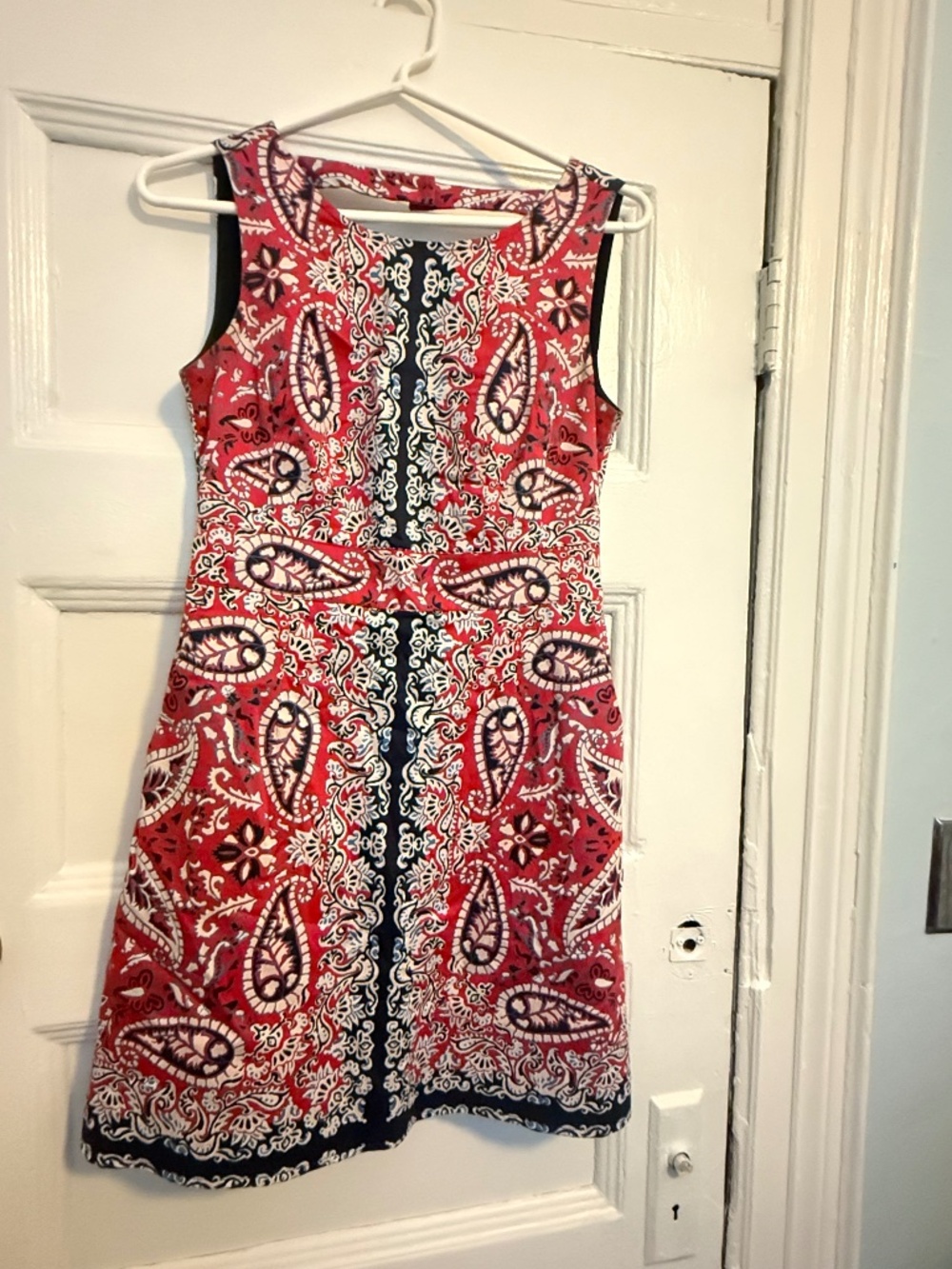 Nanette Lepore Red White & Blue Bandana Dress Size 2